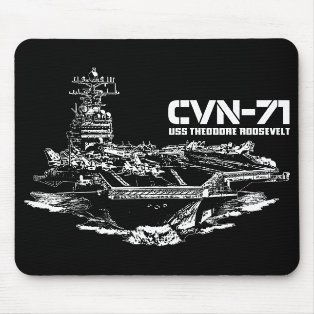 Alfombrilla De Ratón Aeronave Theodore Roosevelt Mousepad (Frente)