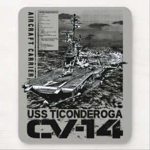 Alfombrilla De Ratón Aeronave Ticonderoga Mousepad