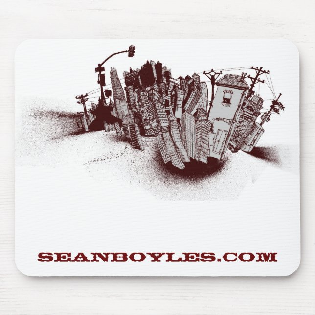 Alfombrilla De Ratón aerosol de la ciudad (Frente)