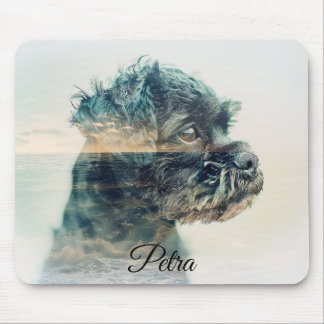 Alfombrilla De Ratón Affenpinscher Dog MOM Summer Beach Efecto fotográf