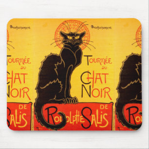 Alfombrilla De Ratón Afiche de época de Tournée du Chat Noir