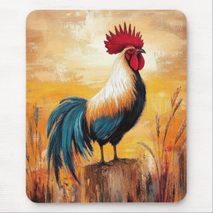 Alfombrilla De Ratón Afiche de una pintura posteopetrolera