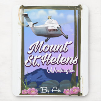 Alfombrilla De Ratón Afiche del Monte St. Helens Washington Travel