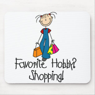 Alfombrilla De Ratón Afición preferida Mousepad de las compras