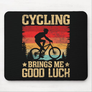 Alfombrilla De Ratón Aficionado al ciclismo de montaña en bicicleta de