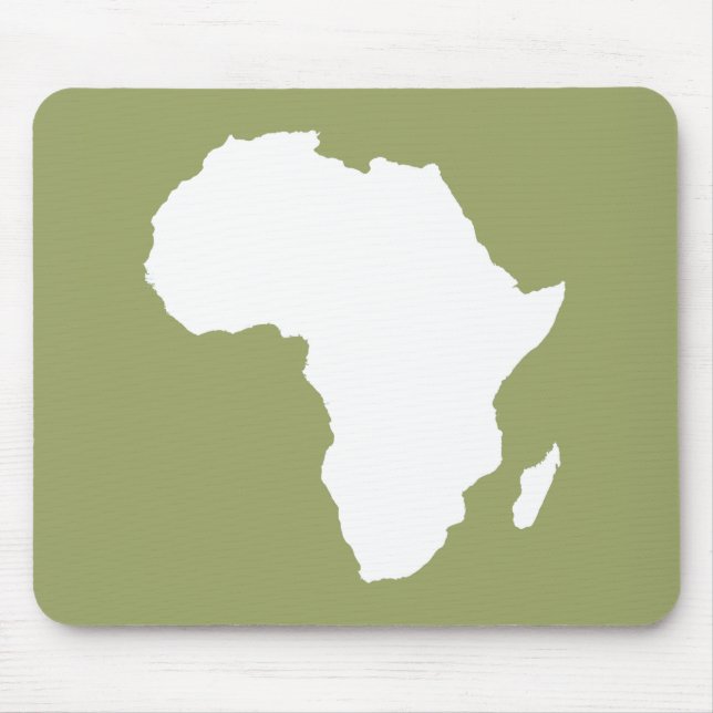 Alfombrilla De Ratón África Audaz Verde (Frente)