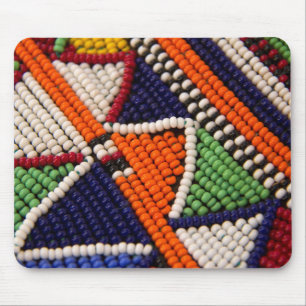 Alfombrilla De Ratón África, Kenia. Cuentas Tribales Maasai