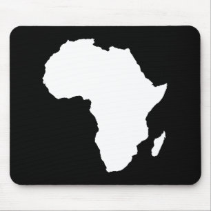 Alfombrilla De Ratón África negra y audaz