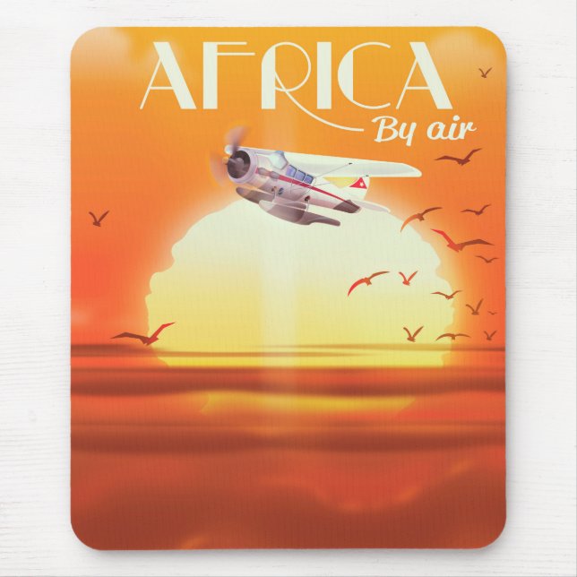 Alfombrilla De Ratón África por aire (Frente)