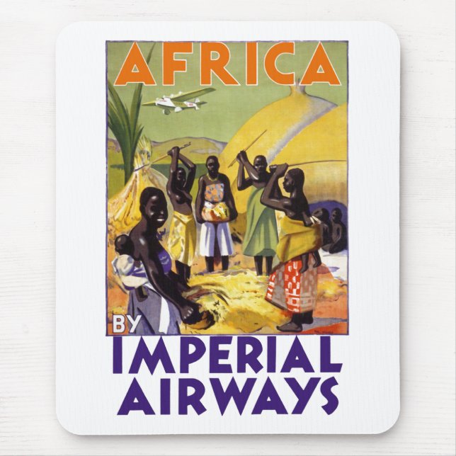 Alfombrilla De Ratón África por Imperial Airways (Frente)