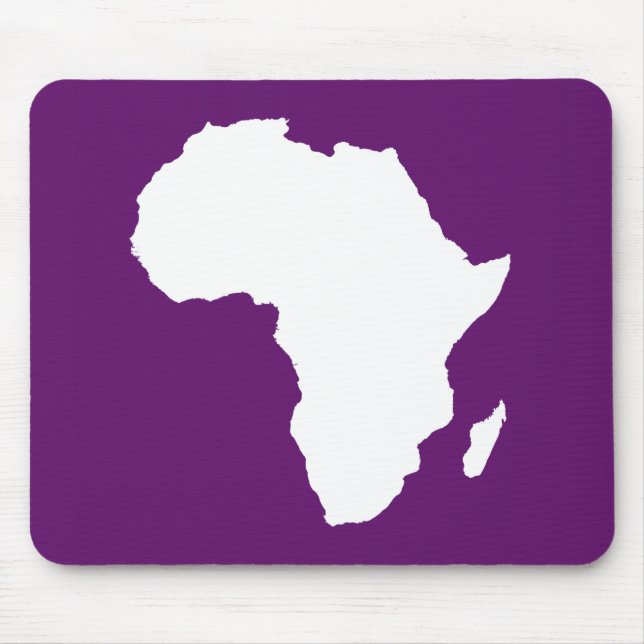 Alfombrilla De Ratón África violeta y audaz (Frente)