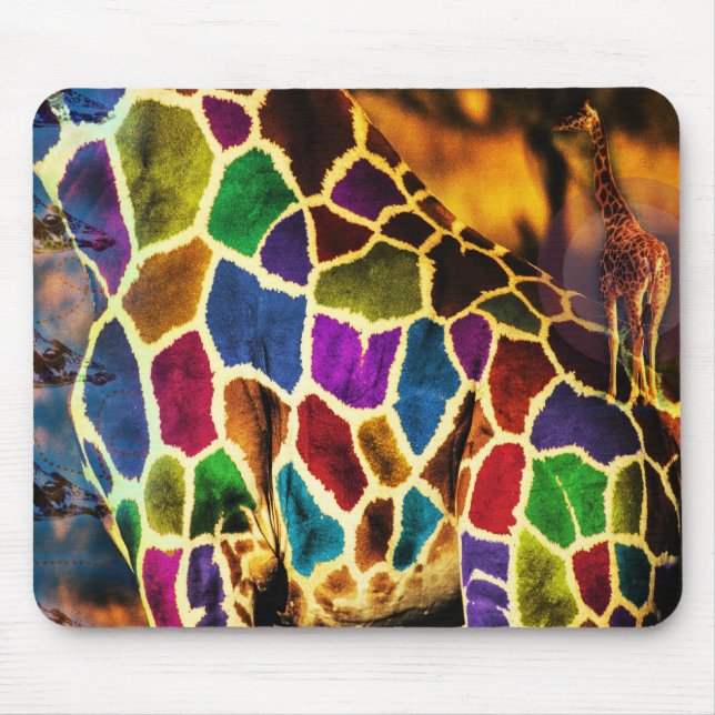 Alfombrilla De Ratón Africano Mousepad - colorido (Frente)