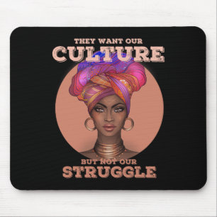 Alfombrilla De Ratón Afroamericano T Para Mujeres Cultura De Historia N