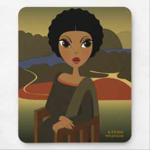 Alfombrilla De Ratón Afro'na Lisa Mousepad