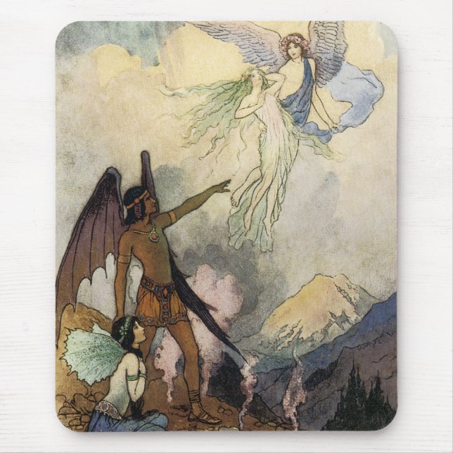 Alfombrilla De Ratón Afuera, Cielos Espíritus, Volar (Frente)