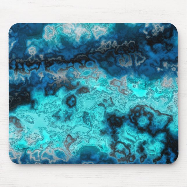 Alfombrilla De Ratón Ágata azul (Frente)