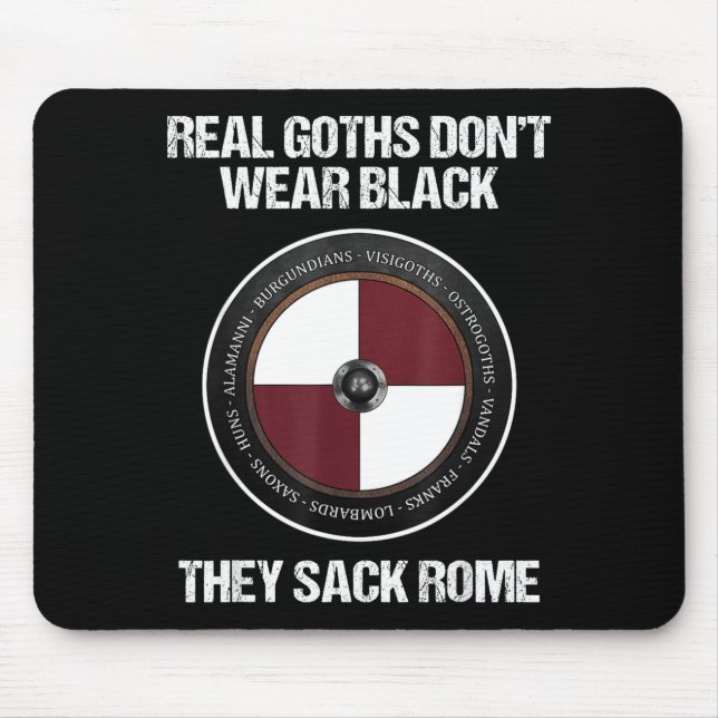 Alfombrilla De Ratón Agema Apparel Uni-adults Medieval History , Black, (Frente)