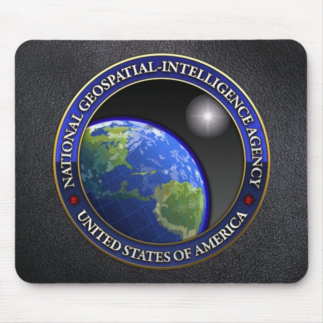 Alfombrilla De Ratón Agencia nacional de la Geospatial-Inteligencia (Frente)