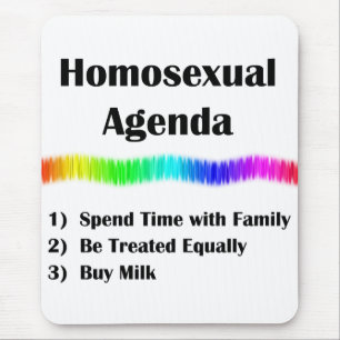 Alfombrilla De Ratón Agenda homosexual