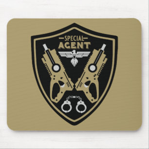 Alfombrilla De Ratón Agente especial Kid