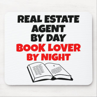 Alfombrilla De Ratón Agente inmobiliario de Lover del libro