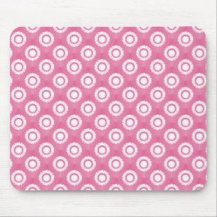 Alfombrilla De Ratón Agradable Mousepad de Flor Funky Rosa