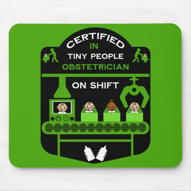 Alfombrilla De Ratón Agradecimiento Obstetricista Y Gracias (Frente)