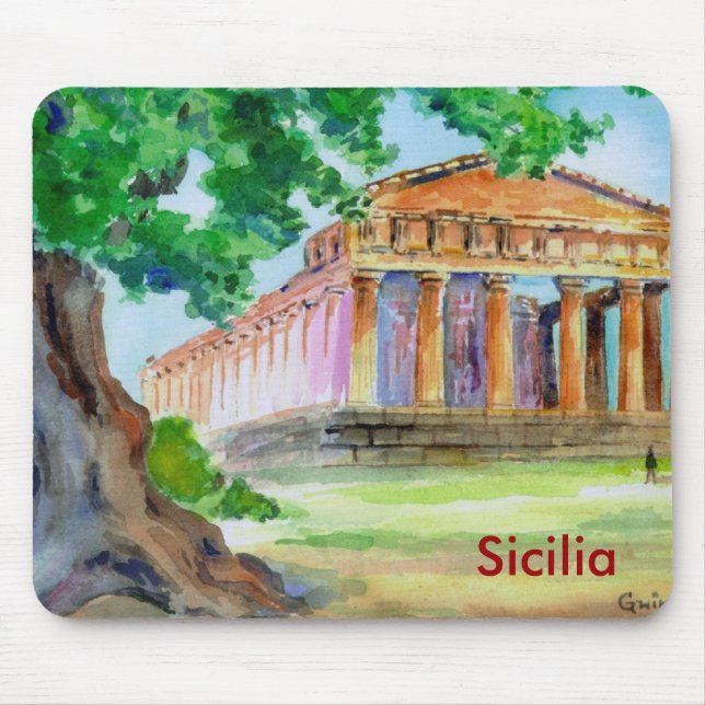 Alfombrilla De Ratón Agrigento Sicilia (Frente)
