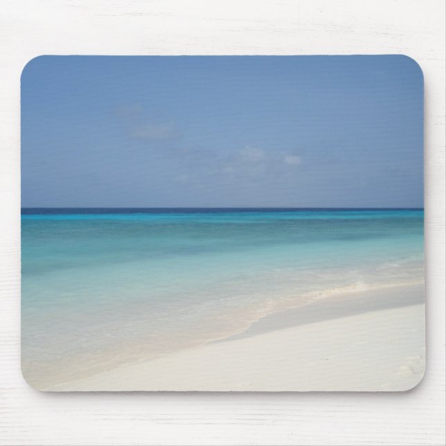Alfombrilla De Ratón Agua cristalina Mousepad de la playa del Caribe (Frente)
