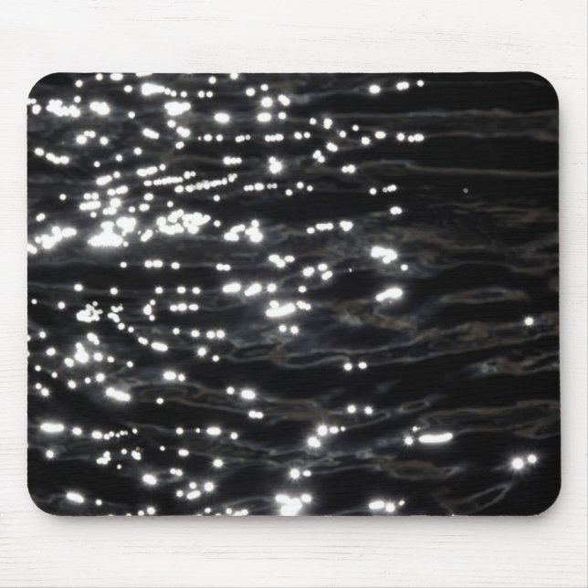 Alfombrilla De Ratón Agua espumosa negra (Frente)