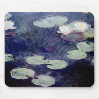 Alfombrilla De Ratón Agua-Lirios rosados: 1897-99 de Monet