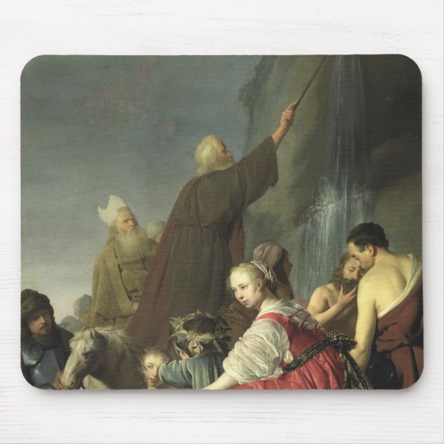 Alfombrilla De Ratón Agua llamativa de Moses de la roca (Frente)