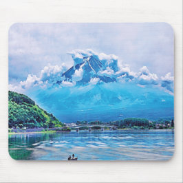 Alfombrilla De Ratón Agua tranquilizadora arte japonés