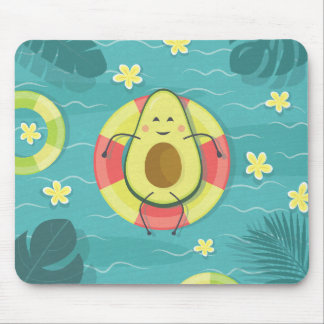 Alfombrilla De Ratón Aguacate de piscina de verano