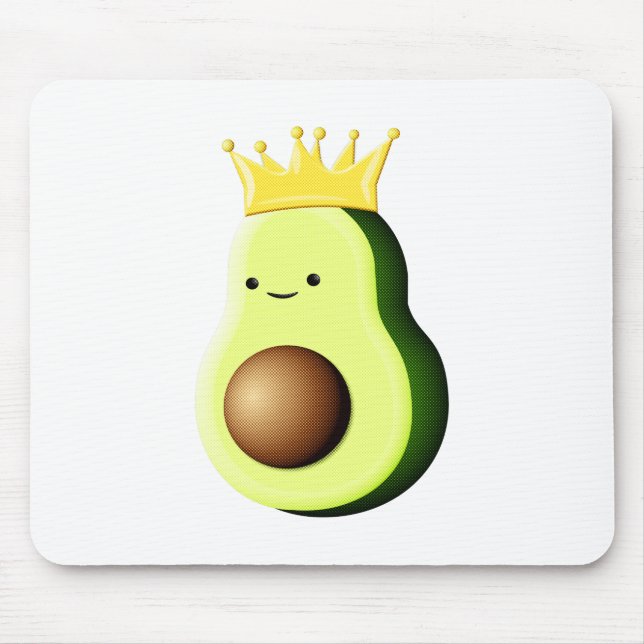 Alfombrilla De Ratón Aguacate El Rey De Todas Las Frutas (Frente)
