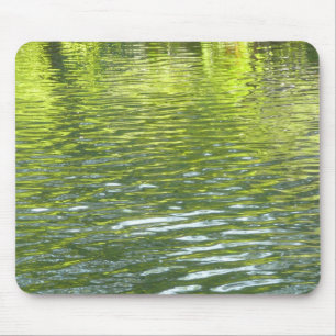 Alfombrilla De Ratón Aguas de roble creek amarillo y verde foto natural