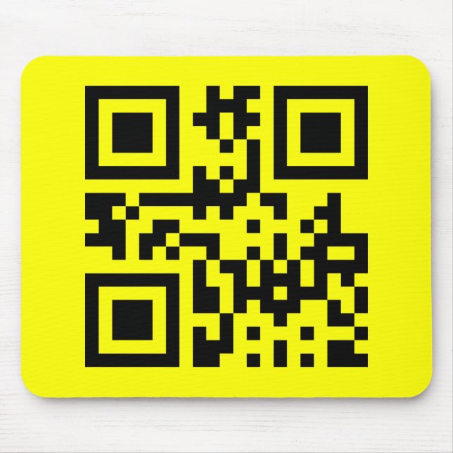 Alfombrilla De Ratón Aguas inteligentes invertidas — Código QR (Frente)