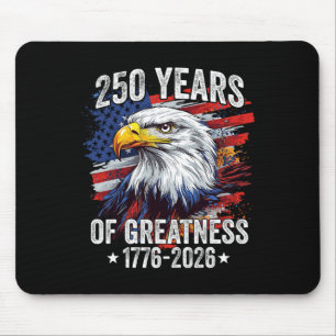 Alfombrilla De Ratón Águila 250 años americana 1776 2026 250 cumpleaños