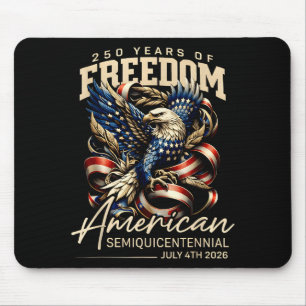 Alfombrilla De Ratón Águila Americana Obra de Arte 250 Años de Libertad