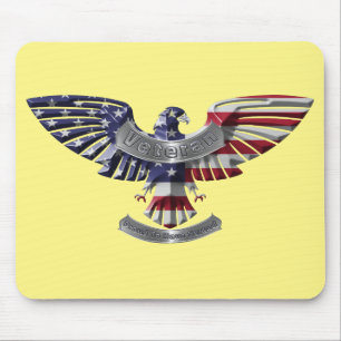 Alfombrilla De Ratón Águila Americana Veterana “Orgulloso de Haber Serv