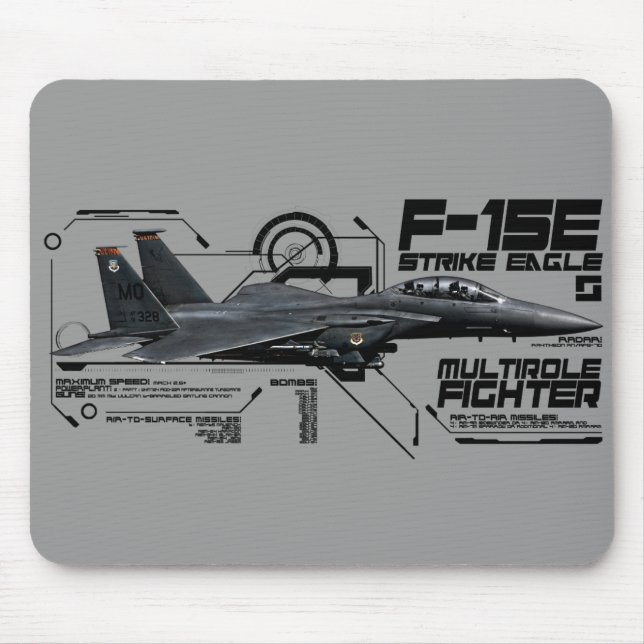 Alfombrilla De Ratón Águila de ataque F-15E (Frente)