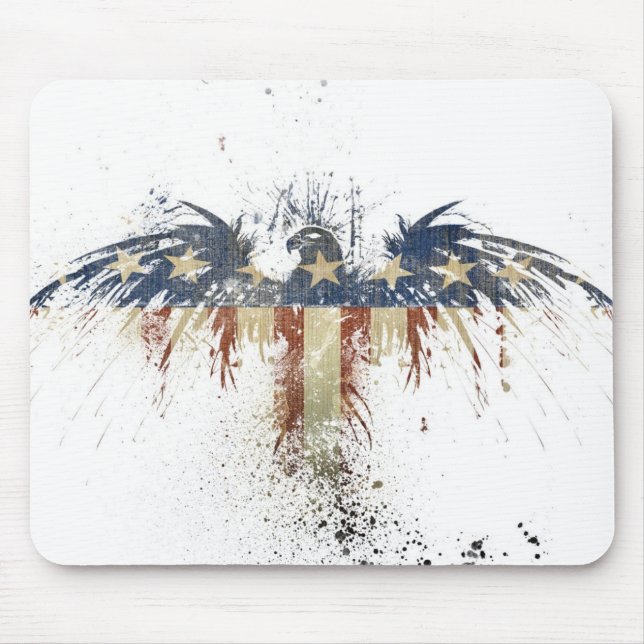 Alfombrilla De Ratón Águila patriótica, Estados Unidos/Estados Unidos,  (Frente)