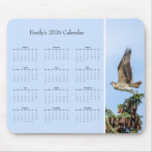 Alfombrilla De Ratón Águila Pescadora - Calendario personalizable de to