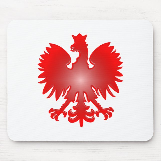 Alfombrilla de ratón Águila Polaca (Frente)