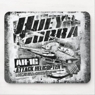 Alfombrilla De Ratón AH-1G HueyCobra Mouse Pad Mousepad