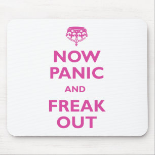 Alfombrilla De Ratón Ahora el pánico y Freak hacia fuera