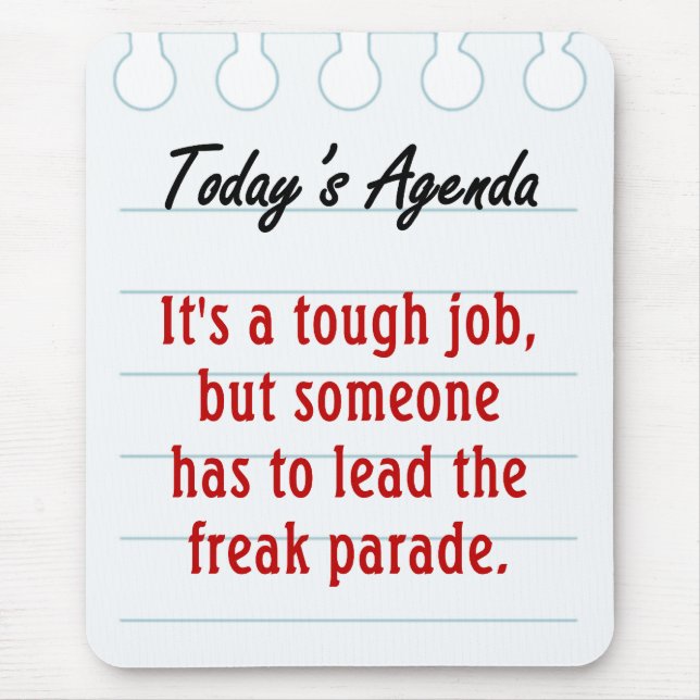 Alfombrilla De Ratón Ahora que es un trabajo duro (2) (Frente)