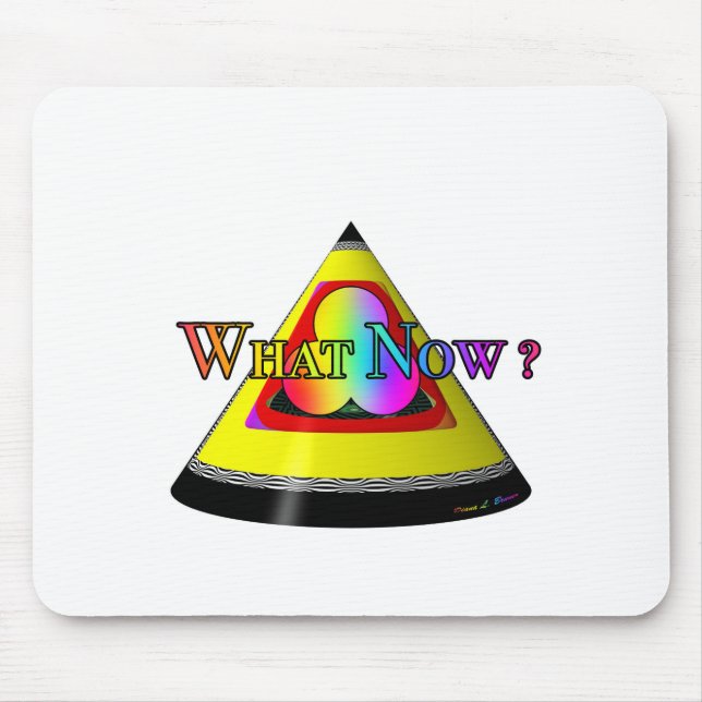 Alfombrilla De Ratón ¿Ahora qué? Pregunta (Frente)