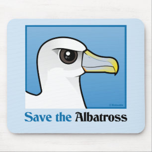 Alfombrilla De Ratón Ahorre el albatros (el retrato)