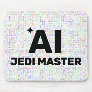 Alfombrilla de ratón AI Jedi Master™ (¡Personalíza